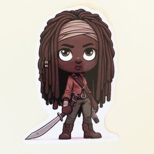 The Walking Dead Michonne Sticker
